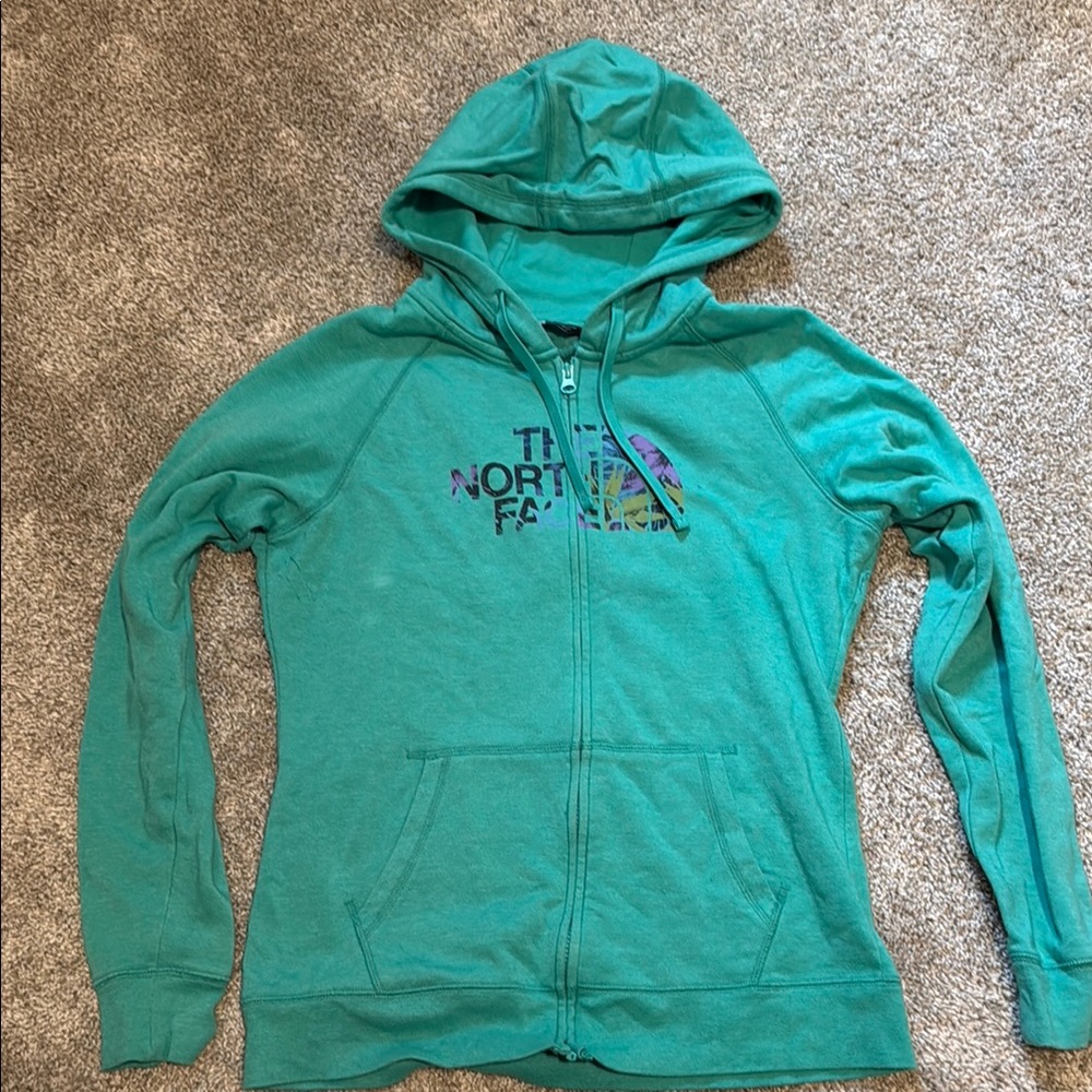 The North Face Teal Hoodie